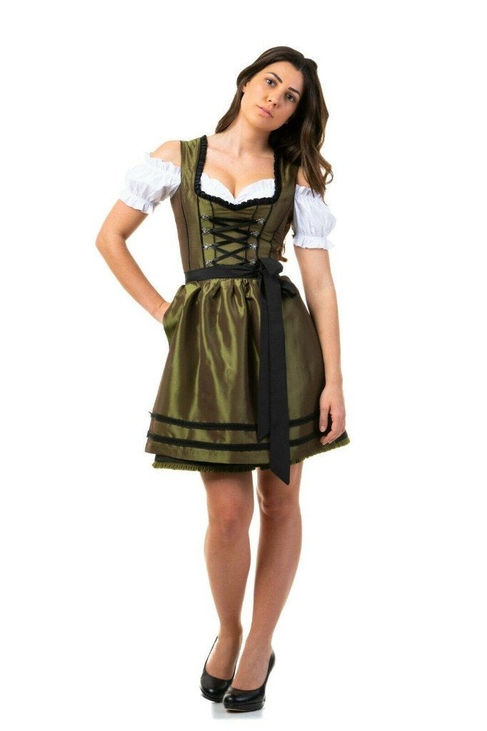 3-delige katoenen dirndl maat 34 tm 44 NIEUW, Ophalen of Verzenden, Nieuw, Maat 38/40 (M), Kleding