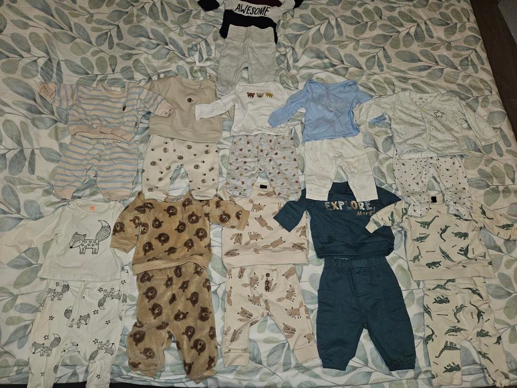 Grote set babykleding maat 50-56(jongen), Kinderen en Baby's, Babykleding | Overige, Ophalen, Gebruikt, Diverse merken, Jongetje