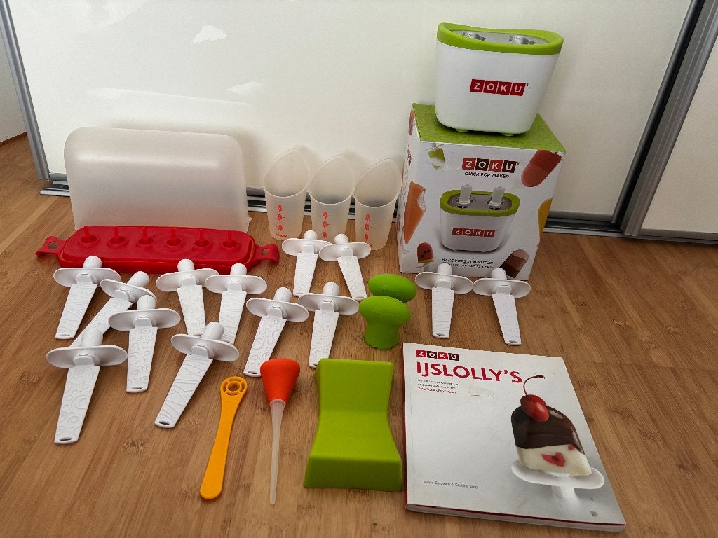 uitgebreid Zoku Quick Popmaker pakket, Witgoed en Apparatuur, IJsmachines, Ophalen of Verzenden, Zo goed als nieuw, Zelfvriezend