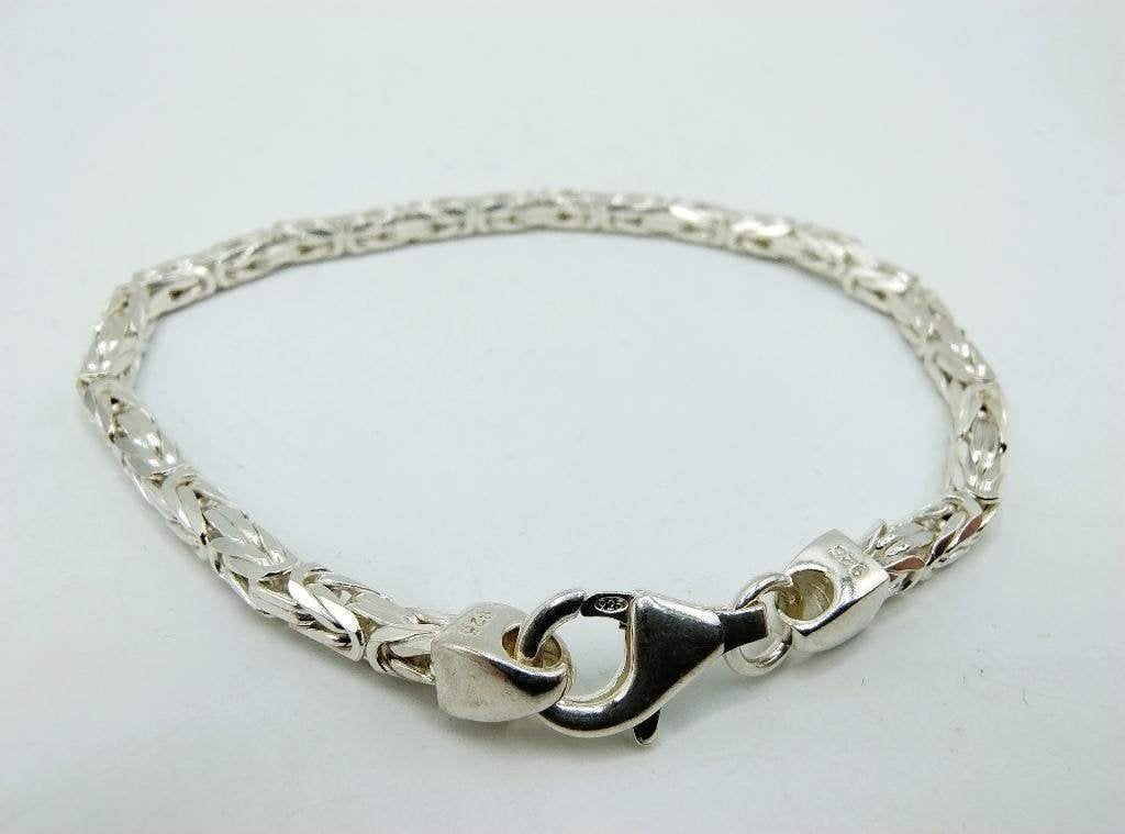 Nieuwe zilveren armband, koningsschakel, 925, unisex, Info@zilverwebsite.nl, Verzenden, Zo goed als nieuw, Zilverwebsite.nl