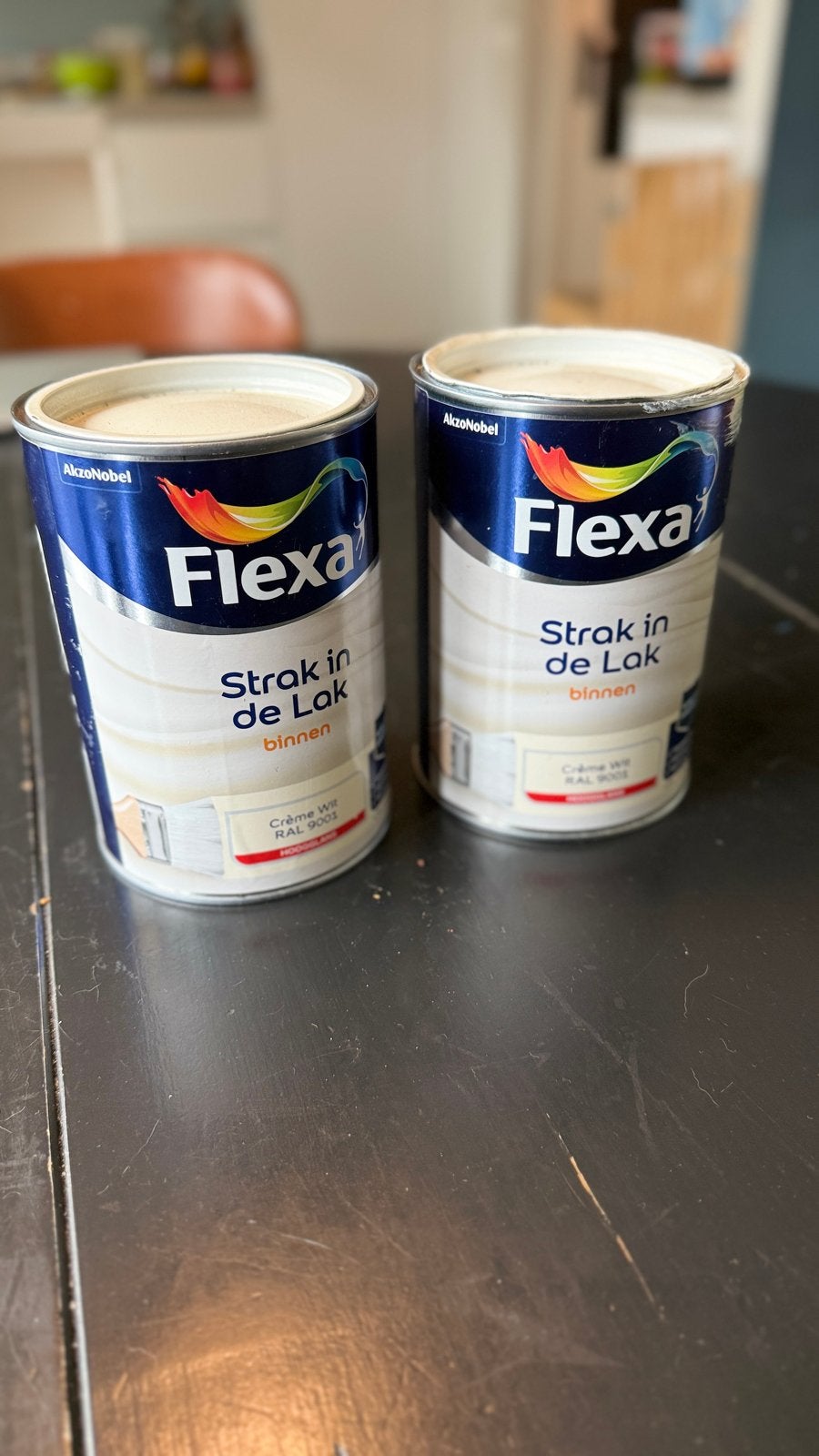 Flexa Strak in de Lak Hoogglans RAL 9001 - Binnen, Ophalen, Wit, Nieuw, Lak