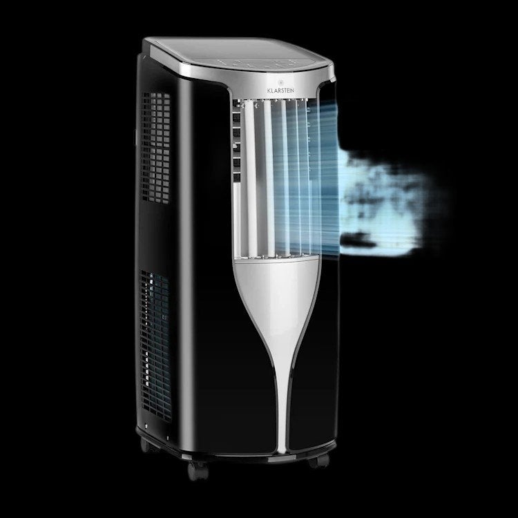 Klarstein New Breeze 7 Mobiele Airco Zwart - 2,1 kW 7000BTU, Ophalen, Timer, Minder dan 60 m³, Refurbished
