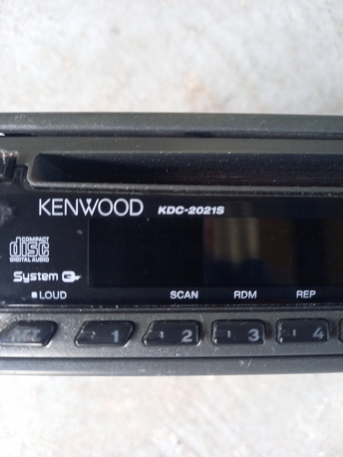 KENWOOD auto radio cd speler, Ophalen