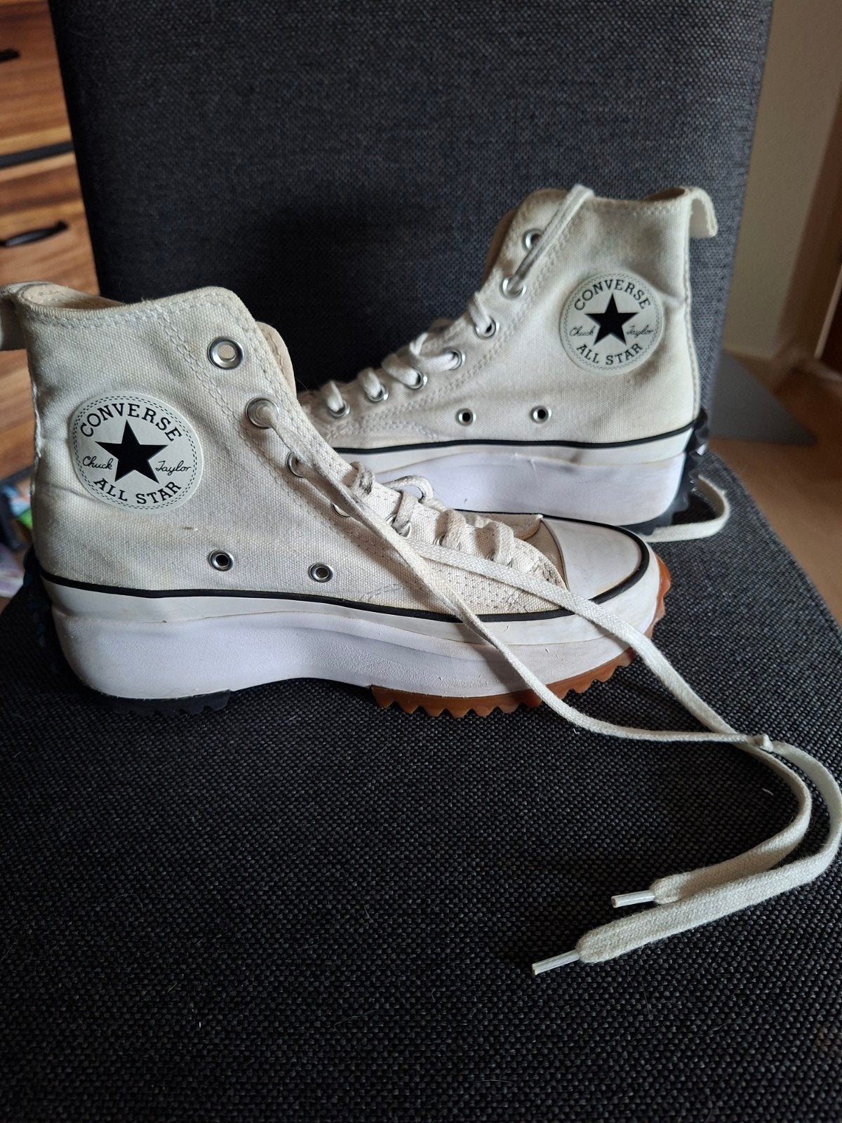Converse Run Star Hike High Top sneakers maat 37, Wit, Converse, Ophalen of Verzenden, Sneakers of Gympen