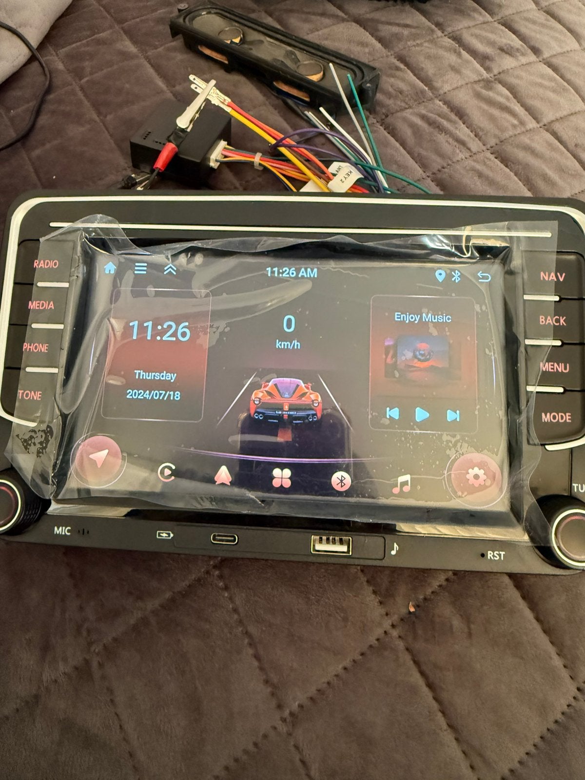 Volkswagen autoradio CarPlay, Ophalen of Verzenden, Zo goed als nieuw