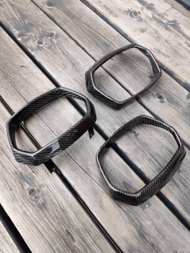 UITVERKOOP! Carbon koplamprand Vespa Sprint, Info@jynkx.com, Nieuw, Ophalen of Verzenden, Piazza 99