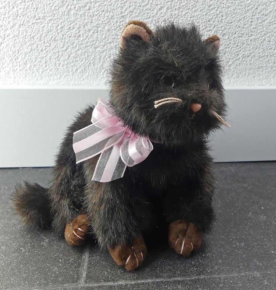 Ty Beanie Baby Heiress poes Perzisch langhaar Pers zwart, Gebruikt, Ophalen of Verzenden, Kat, Bruin