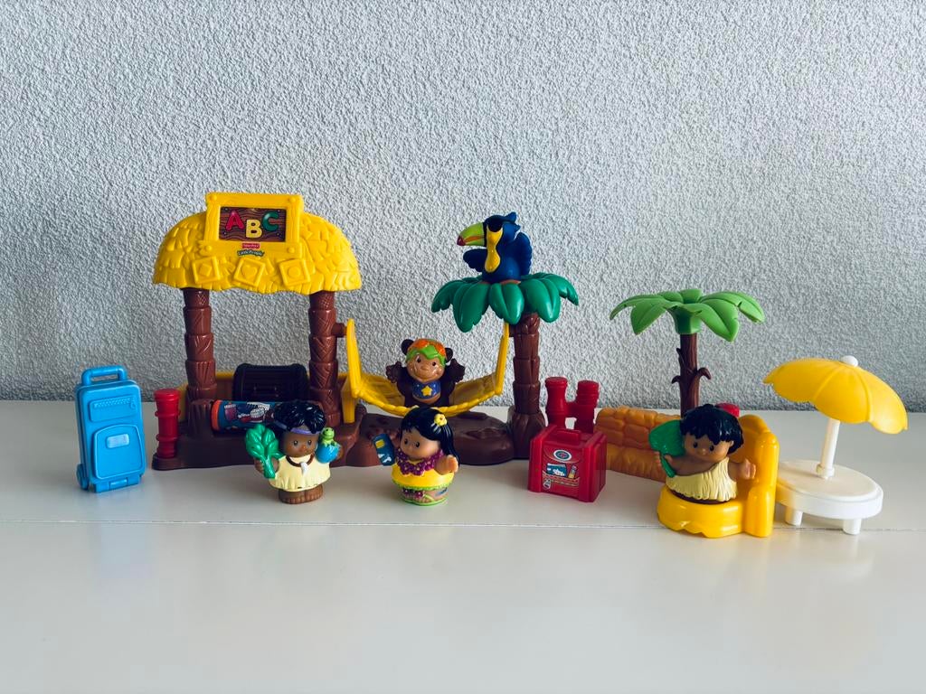 Little People Fisher Price Tropisch Eiland Vakantie Speelset, Ophalen of Verzenden, Zo goed als nieuw, Overige typen