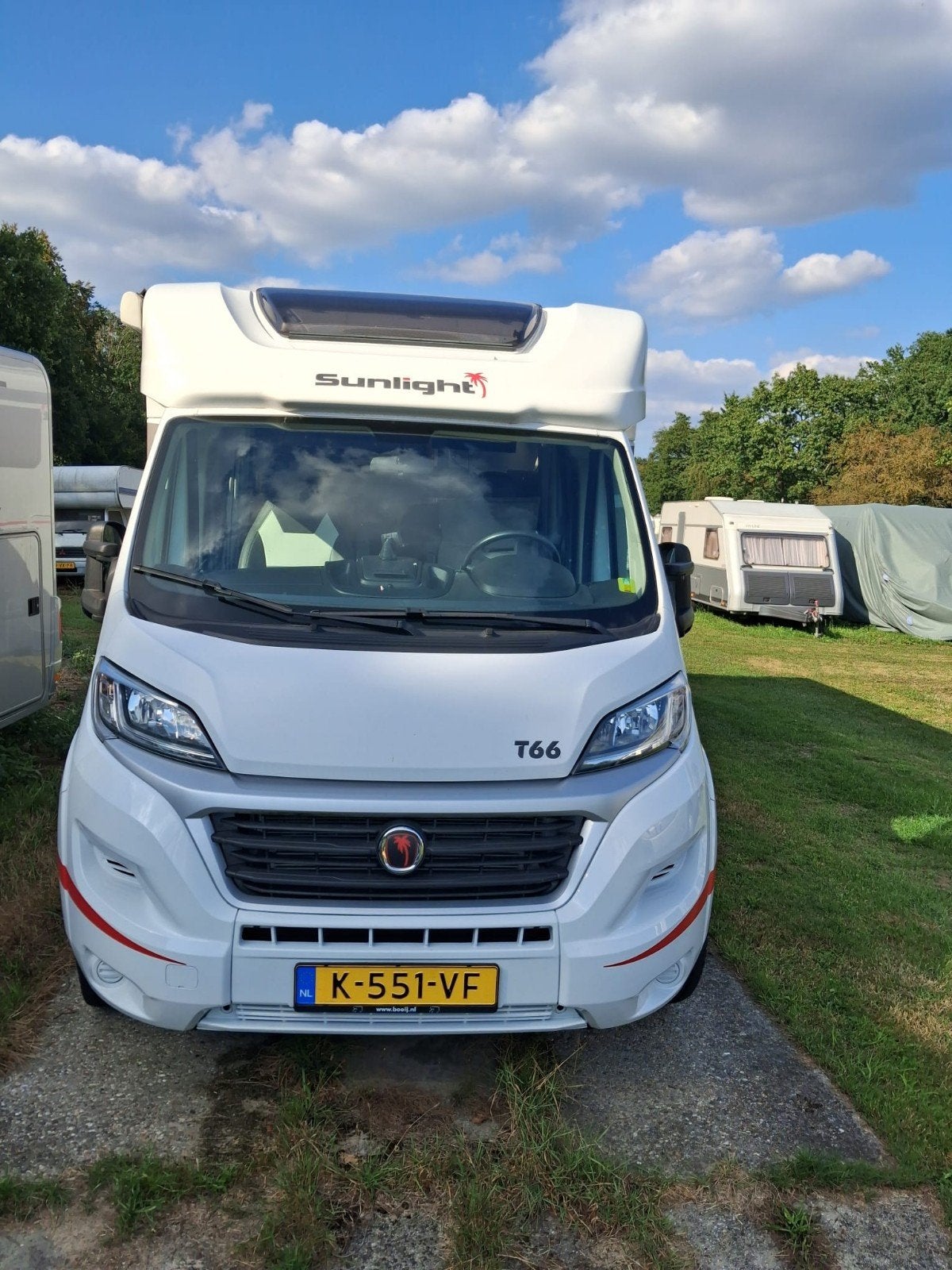 te koop camper nieuw staat, Caravans en Kamperen, Campers, Automaat, Ringverwarming, Fiat, Luifel