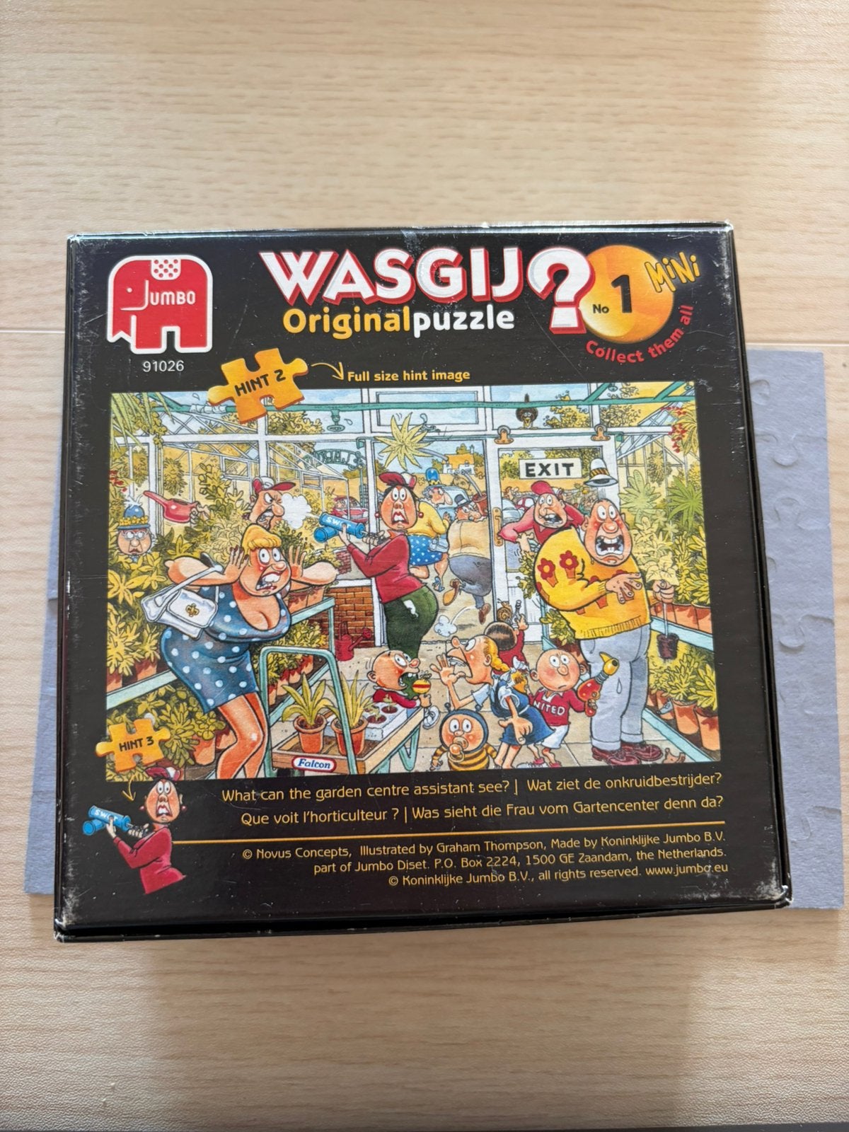 Wasgij mini 1, Ophalen of Verzenden, Minder dan 500 stukjes, Zo goed als nieuw, Legpuzzel