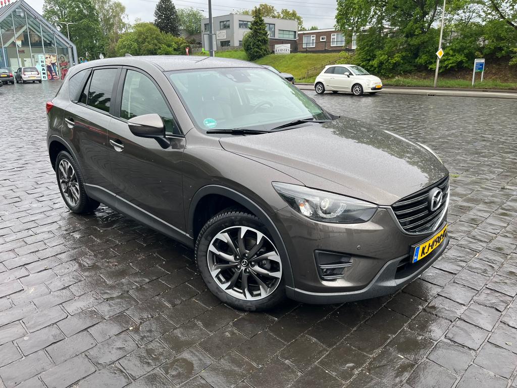 Zeer mooie Mazda CX-5 2.0 Skyactiv-g 165pk 2WD 2016 Bruin, Voorwielaandrijving, 1998 cc, Zwart, 4 cilinders