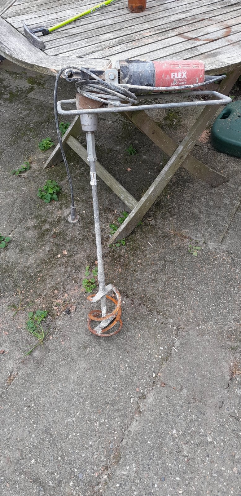 Original Flex mixer 1200 watt, Doe-het-zelf en Verbouw, Ophalen, Gebruikt, Minder dan 150 ampère, Overige typen