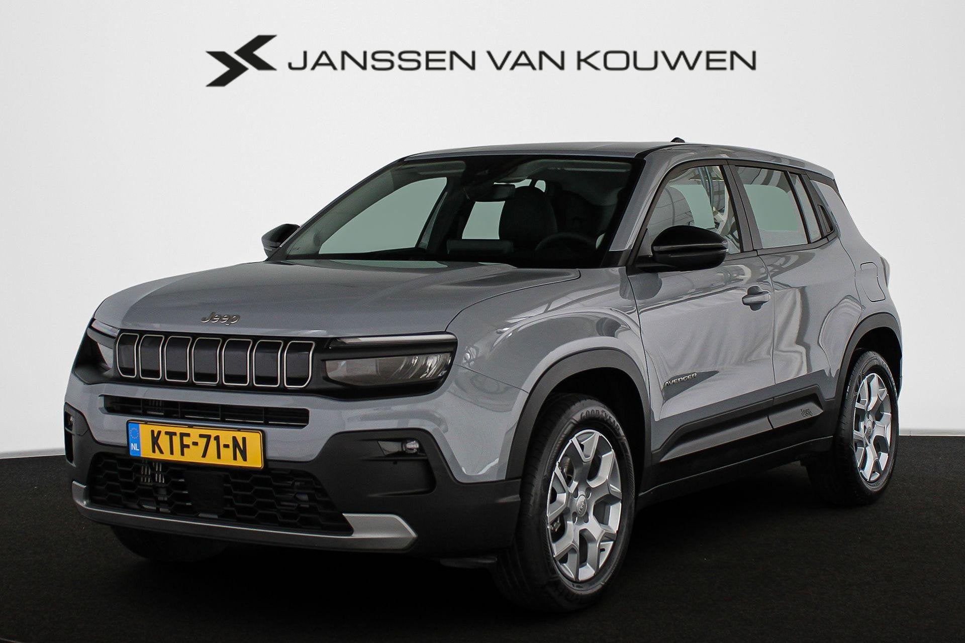Jeep Avenger 1.2 e-Hybrid Altitude Achteruitrijcamera Apple, Auto's, Stof, Gebruikt, 1199 cc, Parkeersensor