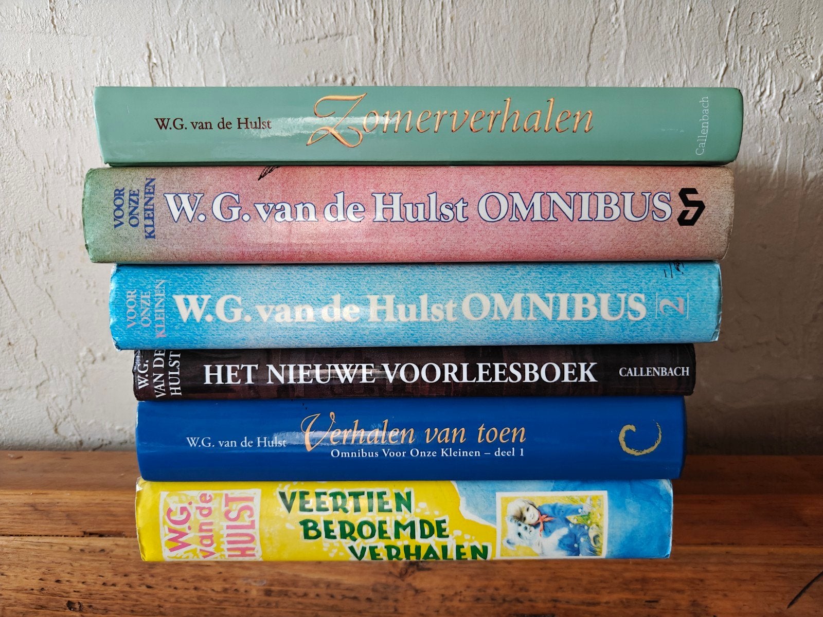6 Grote voorleesboeken van W.G van der Hulst., Ophalen of Verzenden, Gelezen
