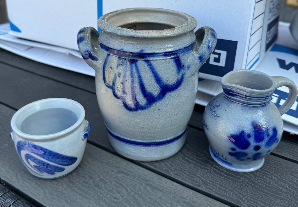 set antieke Keulse potten & kannetje, Ophalen