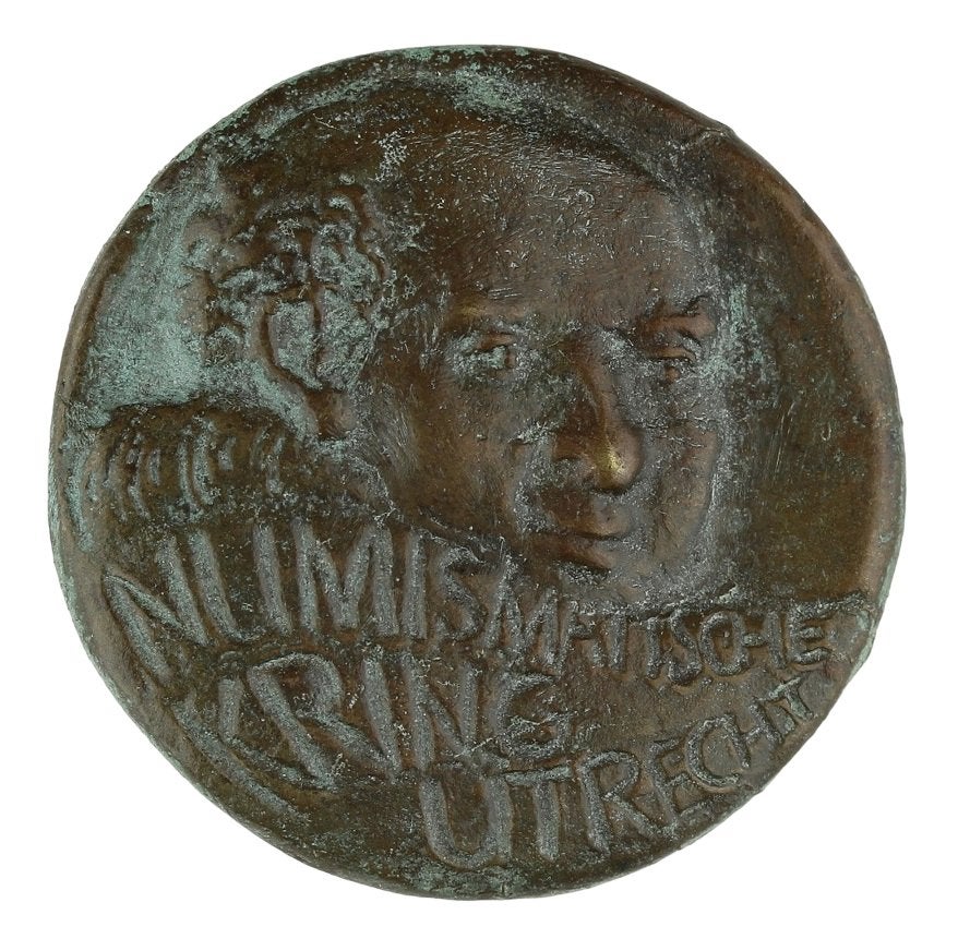 Theo van de Vathorst BRONS PENNING VERZAMELAAR, Verzenden, Brons, Nederland