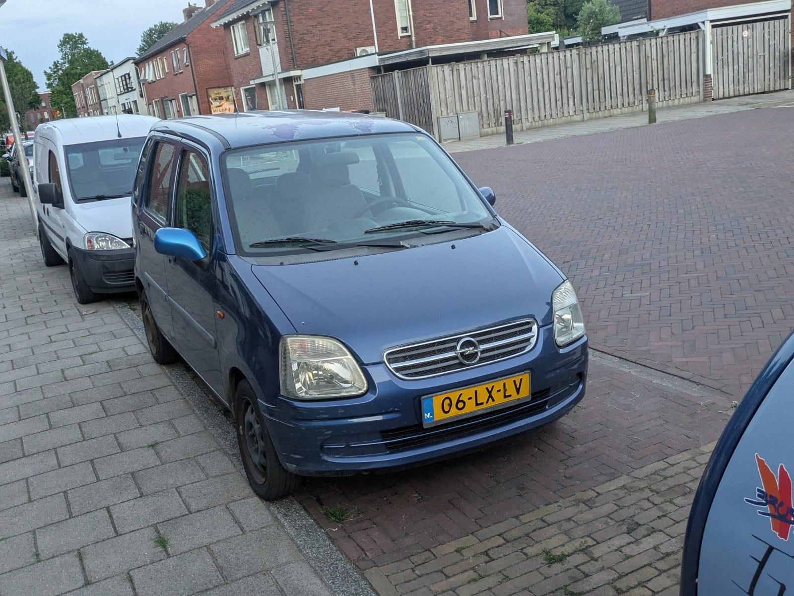 Opel Agila 1.2 I 16V 2003 Blauw, Auto's, Voorwielaandrijving, Blauw, Origineel Nederlands, Handgeschakeld