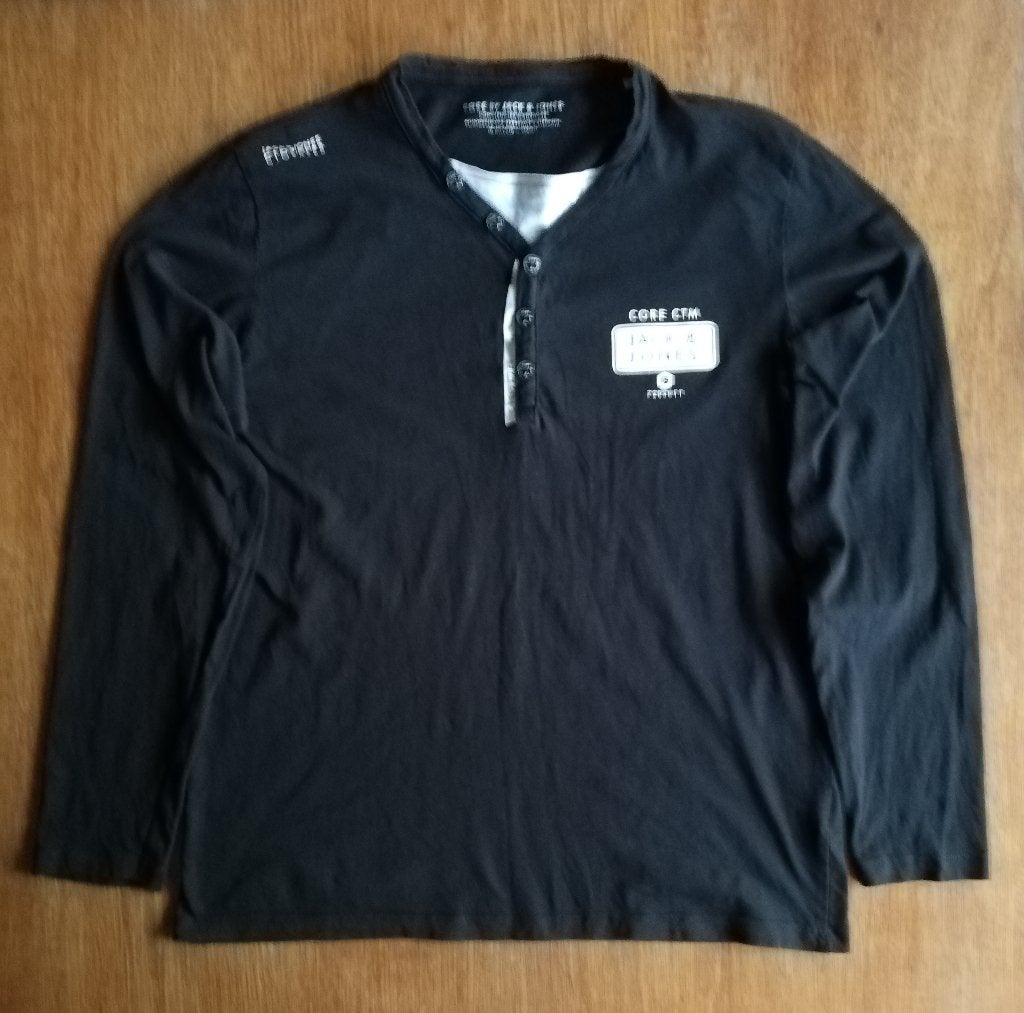 T-shirt CORE CTM JACK & JONES. Maat L, Ophalen of Verzenden, Gedragen, Maat 52/54 (L), Zwart