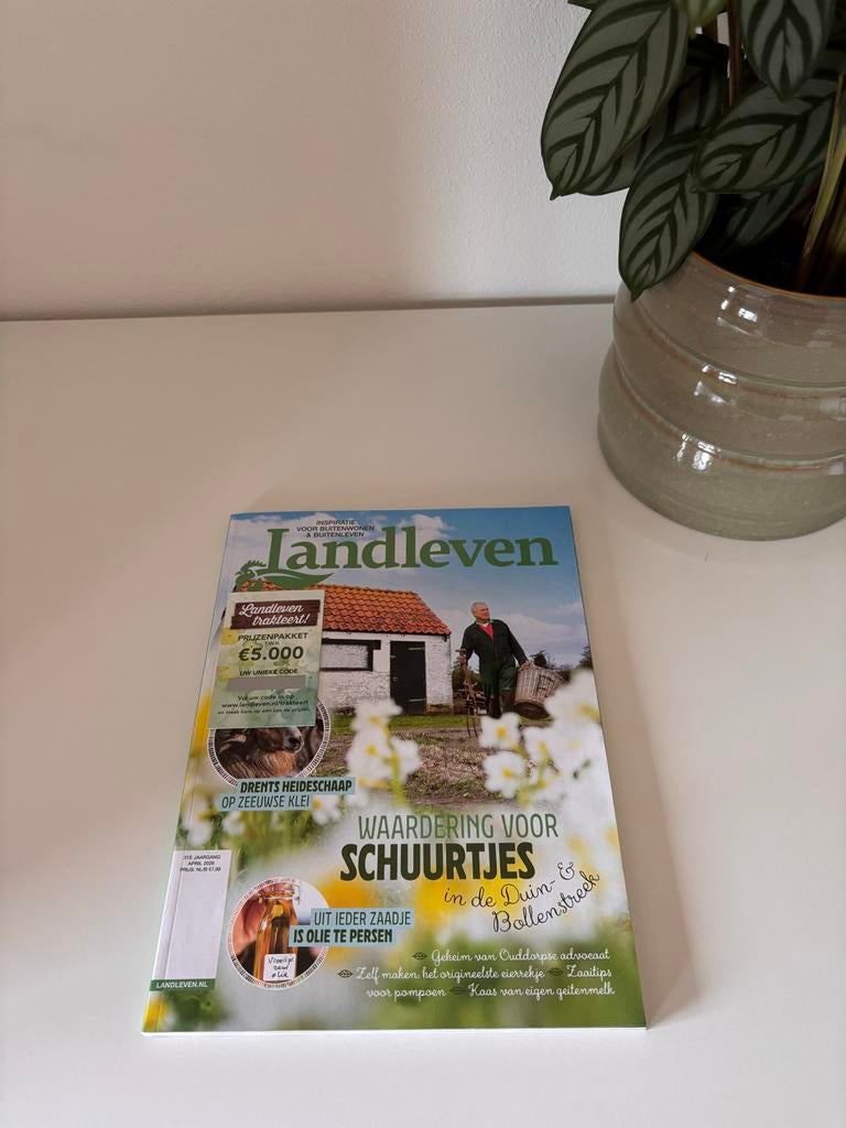 Landleven – editie april (nieuwstaat), Boeken, Tijdschriften en Kranten, Ophalen of Verzenden, Zo goed als nieuw, Overige typen