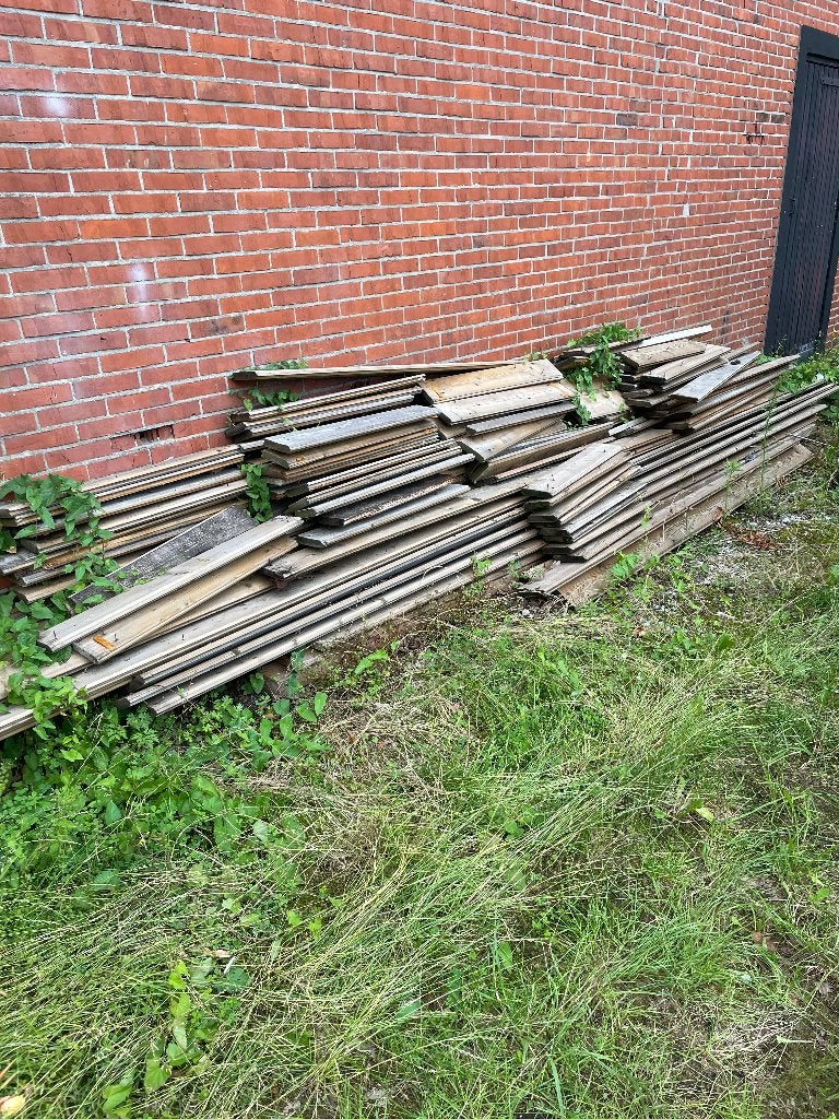 tuin hout, Doe-het-zelf en Verbouw, Hout en Planken, Gebruikt, Minder dan 25 mm, Plank, Ophalen