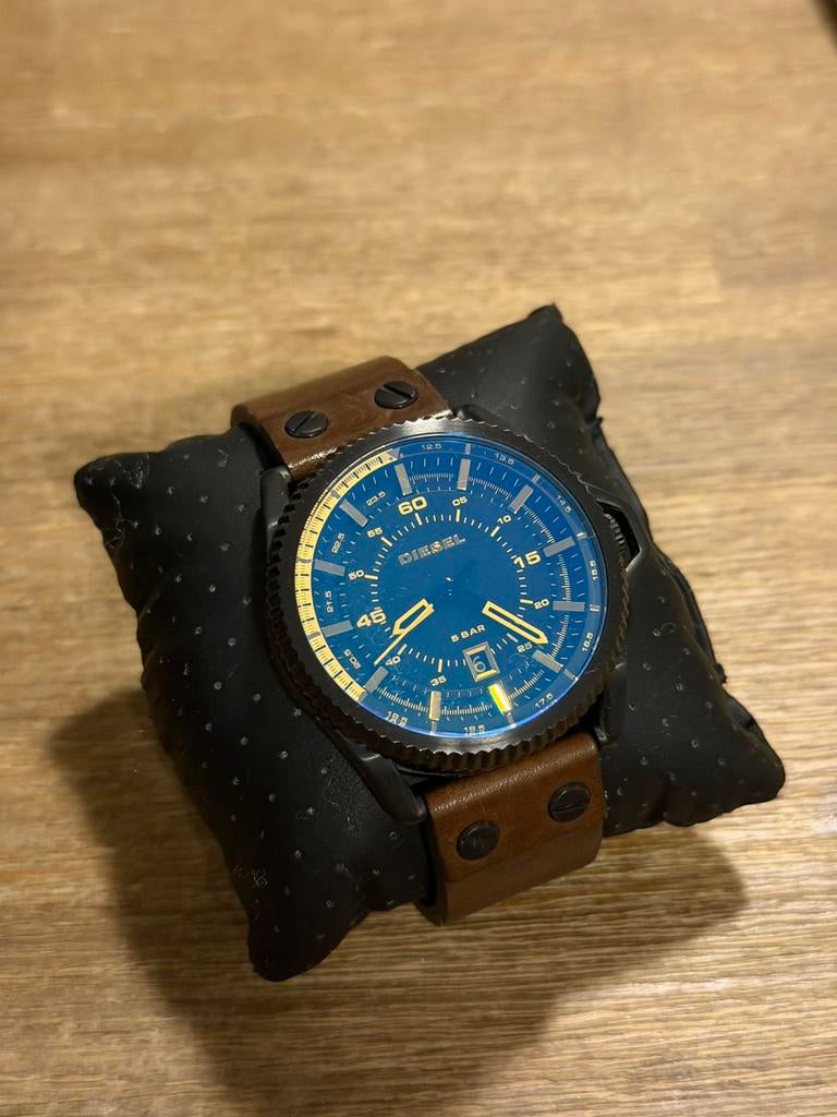 Diesel heren horloge, Ophalen, Zwart, Android