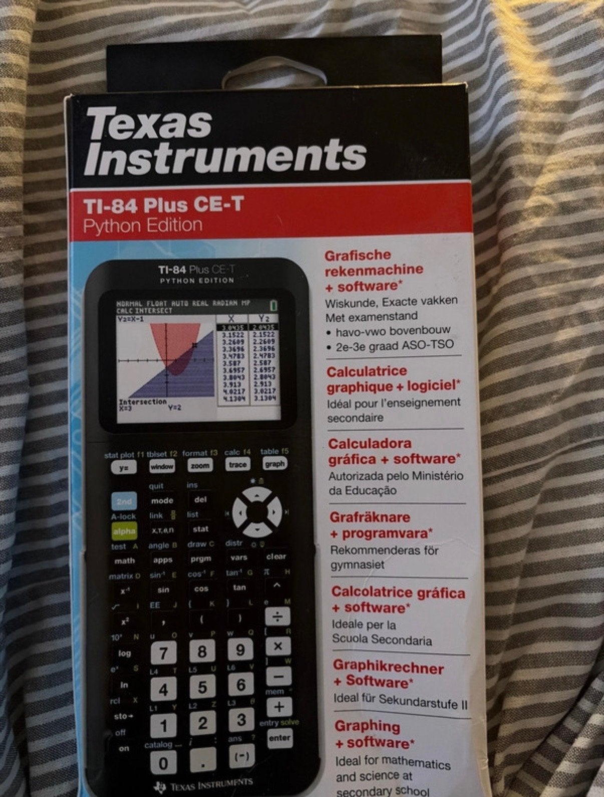 Calculator TI-84 Plus CE-T Python Edition, Diversen, Verzenden, Grafische rekenmachine, Gebruikt