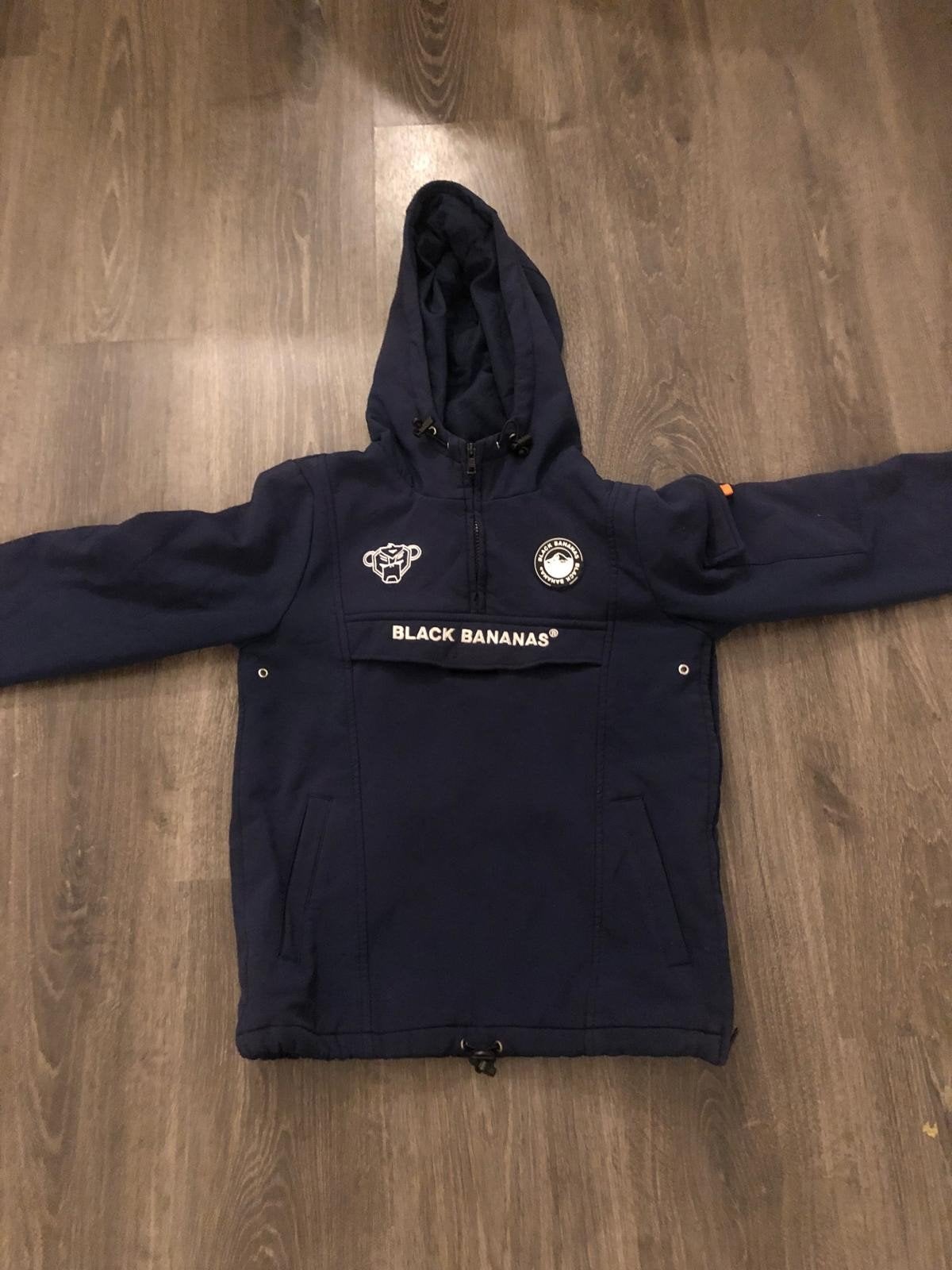 Black banana overjas, Ophalen, Zo goed als nieuw, Overige maten, Zwart