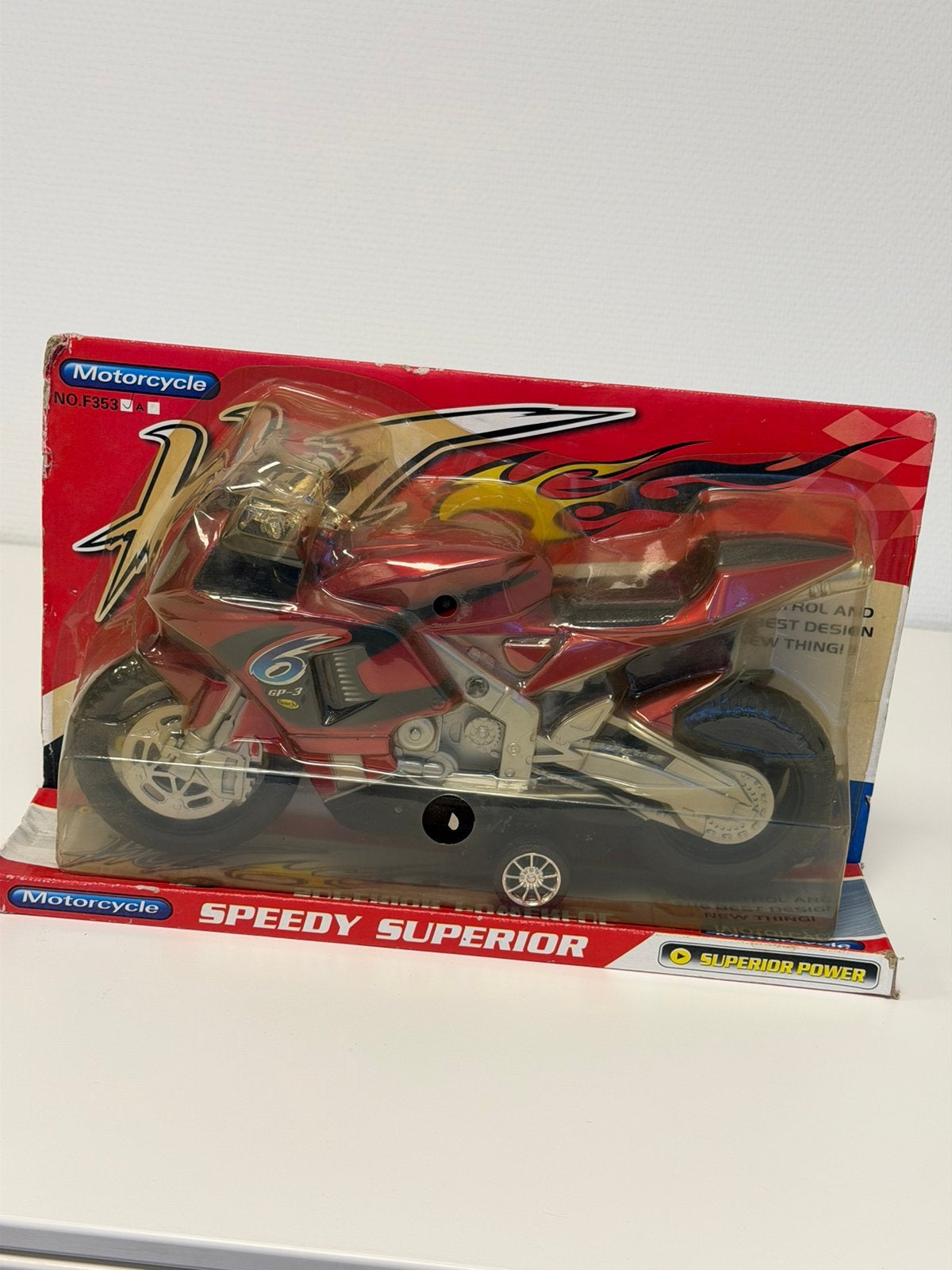 Vintage Speedy Superior Speelgoed Motor 39cm Nieuw jongtoys, P, P, P, Nieuw