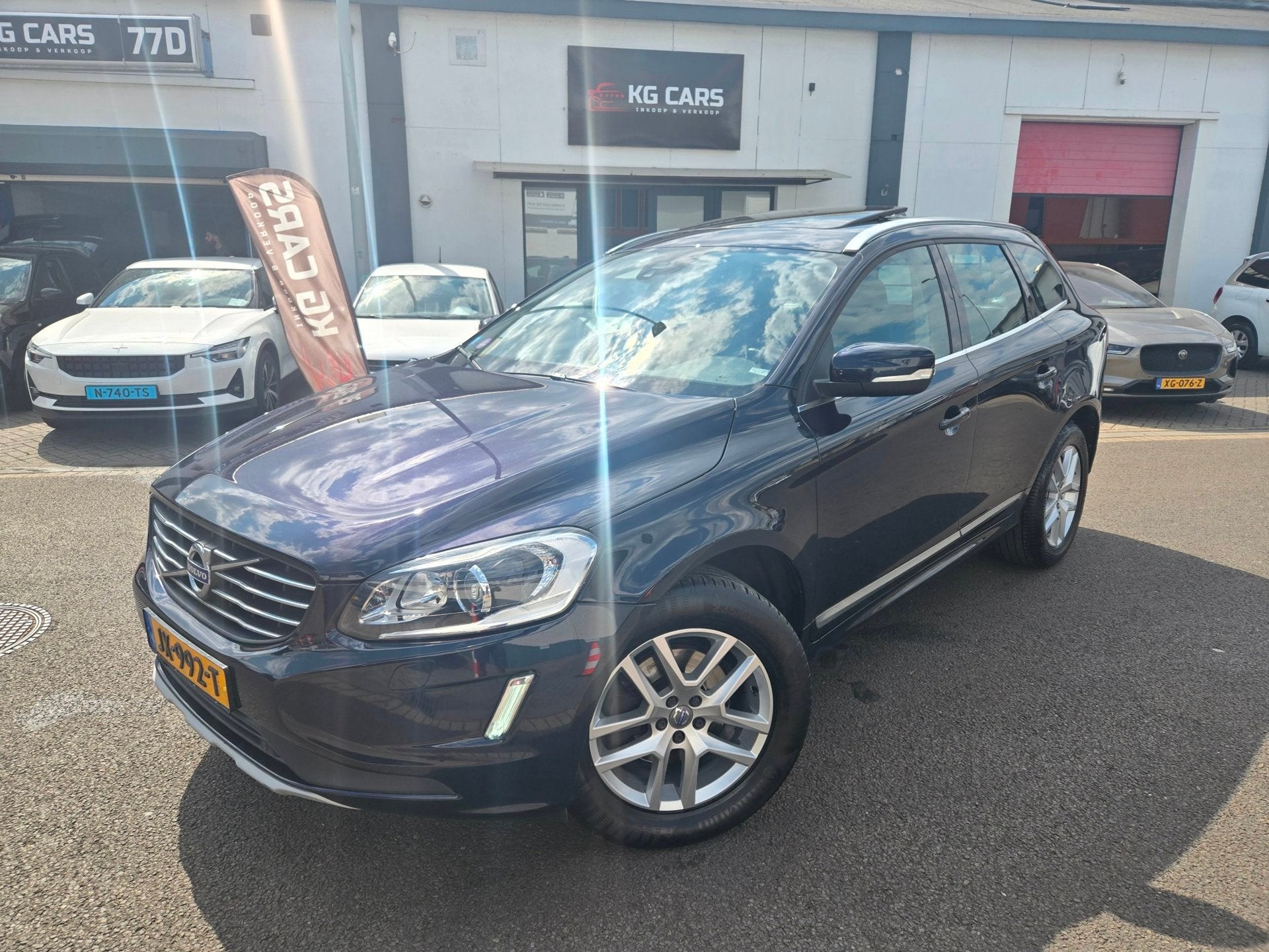 Volvo XC60 2.0 T5 R-Design|Dealer Onderh|, Auto's, Euro 6, 1969 cc, Blauw, Bedrijf