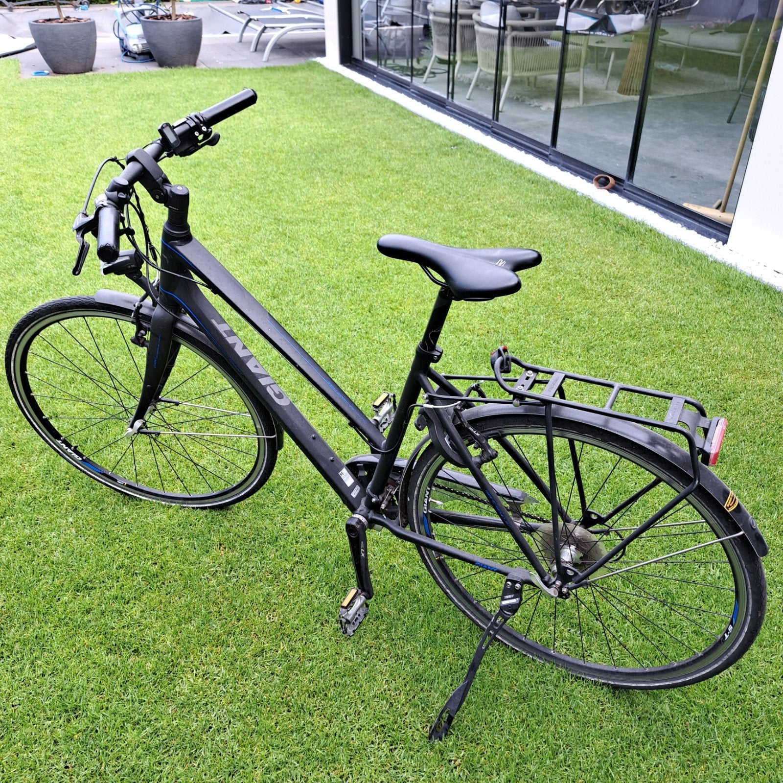 Giant Lite-Weight Sportfiets - Zwart, Goede Staat, 28 inch, Velgrem, Meer dan 20 versnellingen, 53 tot 56 cm