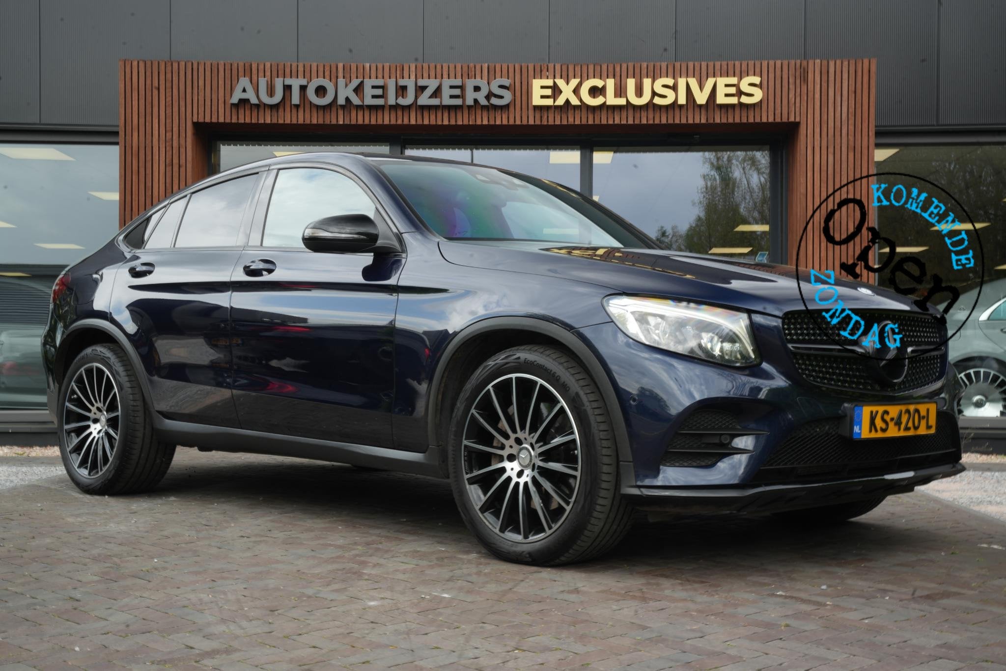 Mercedes-Benz GLC-klasse Coupé 250 d 4MATIC Edition 1, Auto's, Automaat, Gebruikt, Euro 6, Blauw