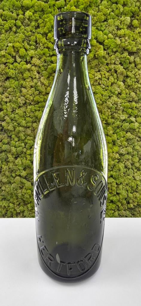 Mc Mullen & Sons Hertford vintage glass Beer bottle, Ophalen of Verzenden