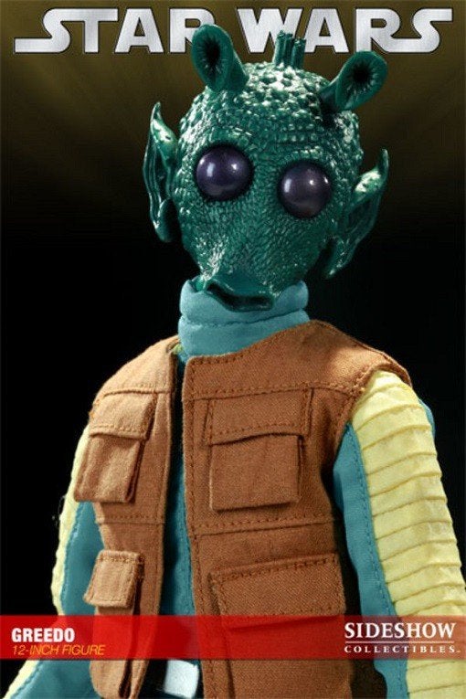Sideshow 1/6 Greedo 1.0 Scum & Villainy Star Wars Hot Toys, Ophalen of Verzenden, Zo goed als nieuw, Actiefiguurtje
