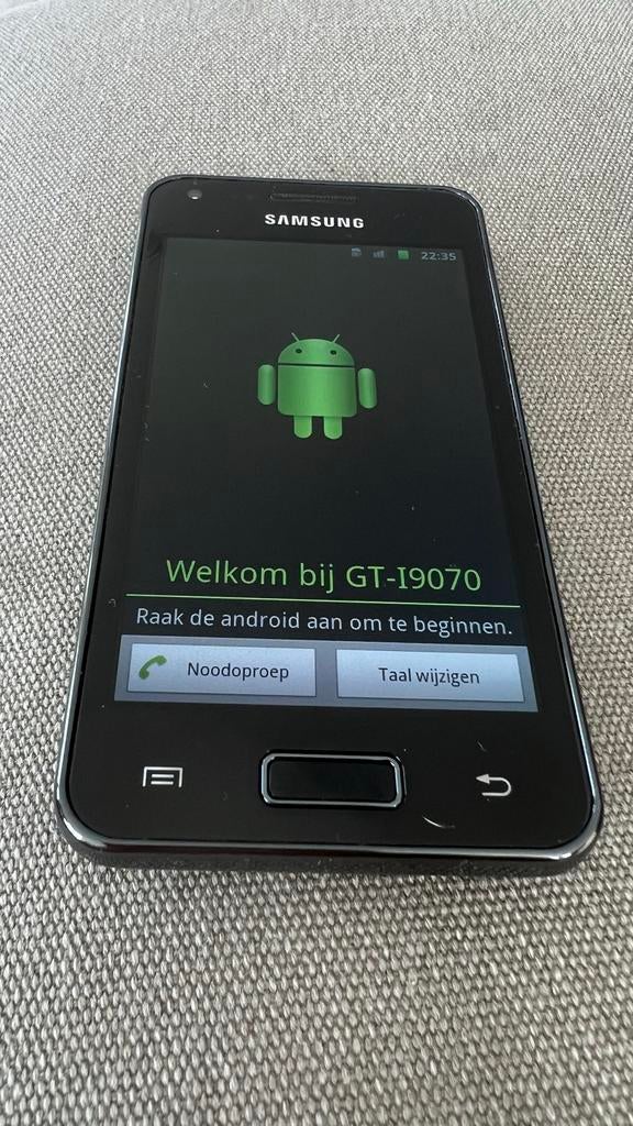RETRO Samsung Galaxy S Advance GT-I9070 met doos, Telecommunicatie, Mobiele telefoons | Samsung, Ophalen, Gebruikt, Zwart, Touchscreen