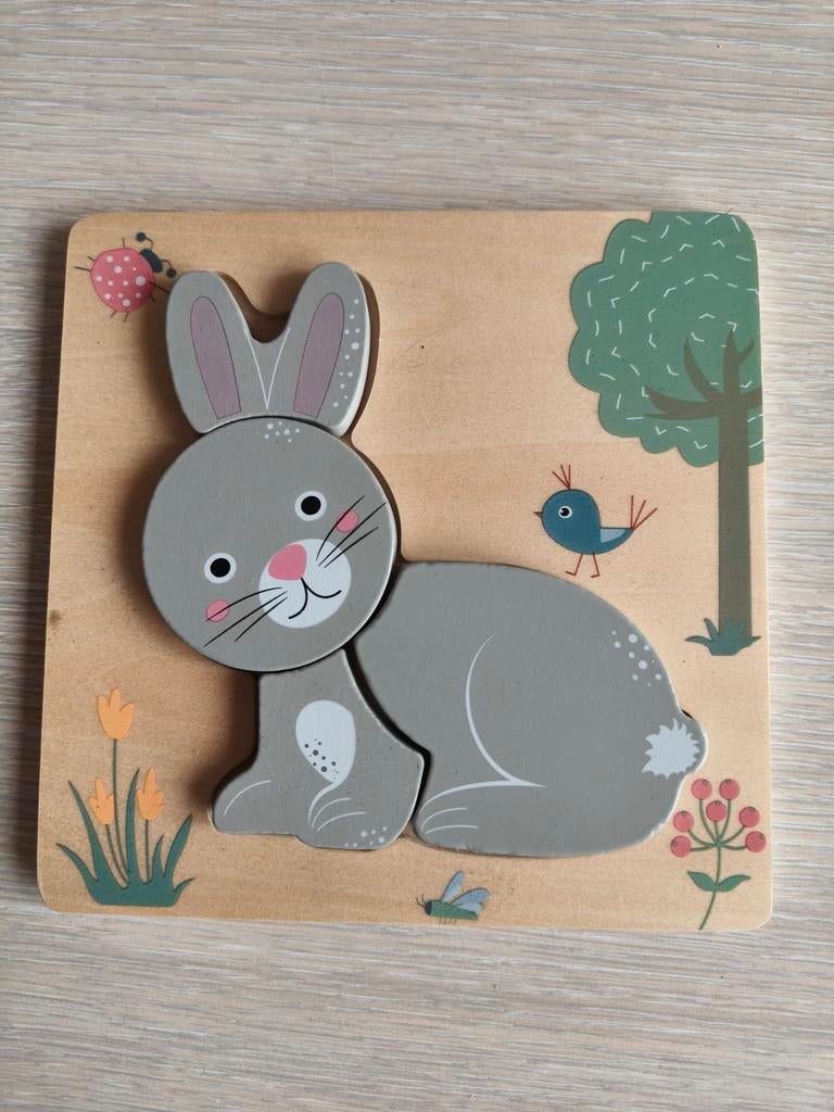 Kinderpuzzel van een konijn, Kinderen en Baby's, Speelgoed | Kinderpuzzels, Ophalen of Verzenden, Zo goed als nieuw
