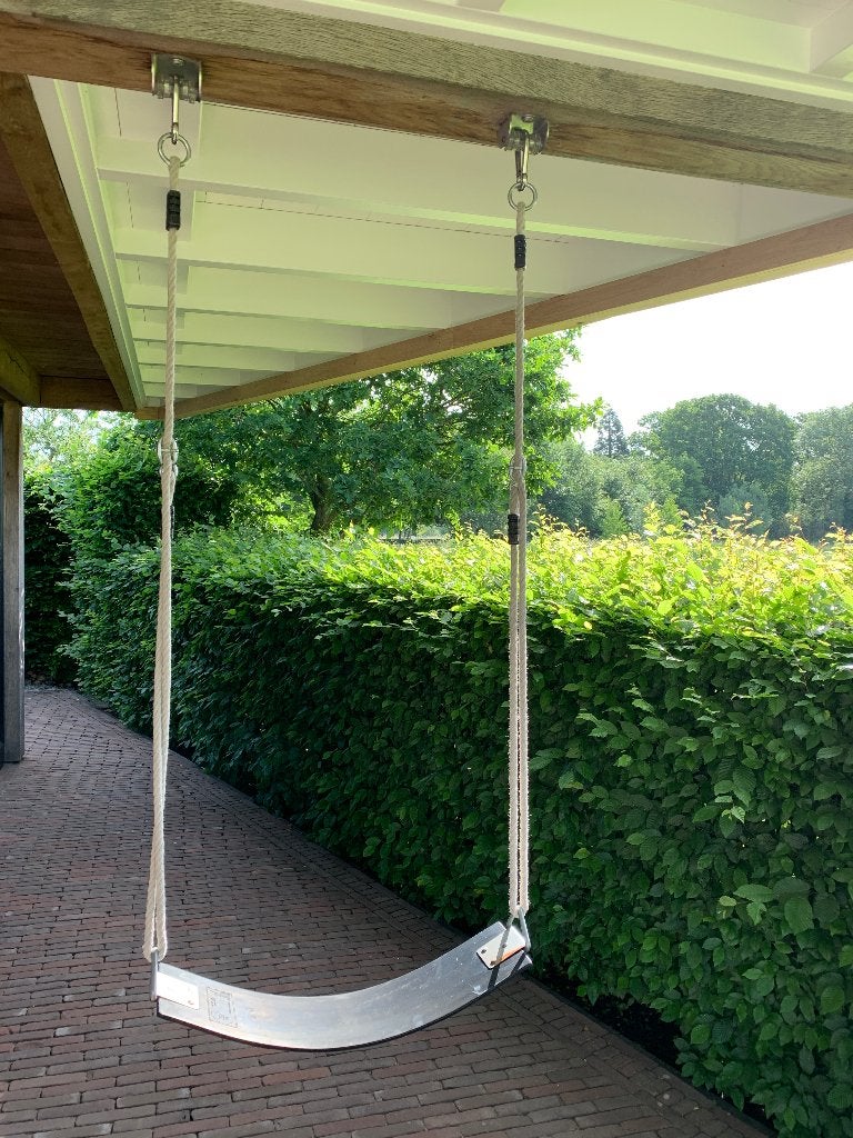 Schommel accessoires: zitje, schotel, knopen: Totaal €45,-, Ophalen, Zo goed als nieuw, Schommel