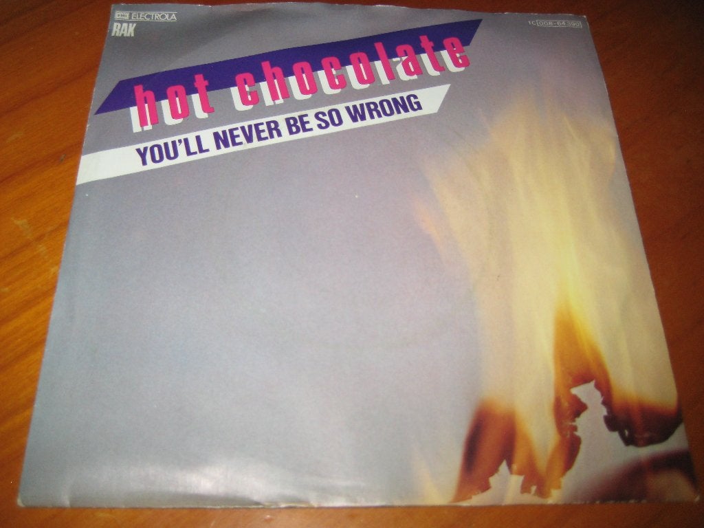 Hot Chocolate: You`ll never be so wrong, Ophalen of Verzenden, Zo goed als nieuw, Pop