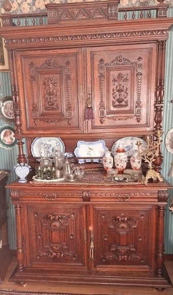 Antieke MECHELSE JACHTKAST 230 hg 140 brd €200, Antiek en Kunst, Ophalen