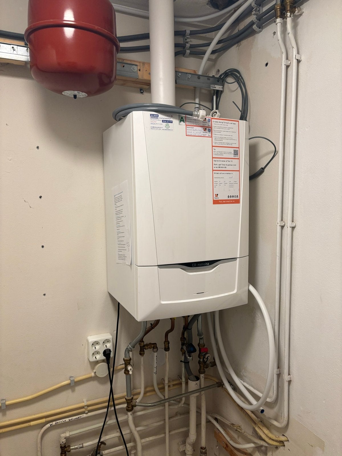 Remeha Calenta 28c combi ketel, Ophalen, Gebruikt, Hoog rendement (Hr), Cv-ketel of Combi-ketel