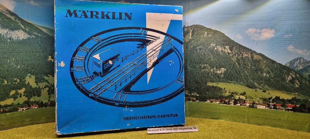 Marklin HO 7186 draaischijf compleet in doos € 130, Wisselstroom, Analoog, Rails, Ophalen of Verzenden