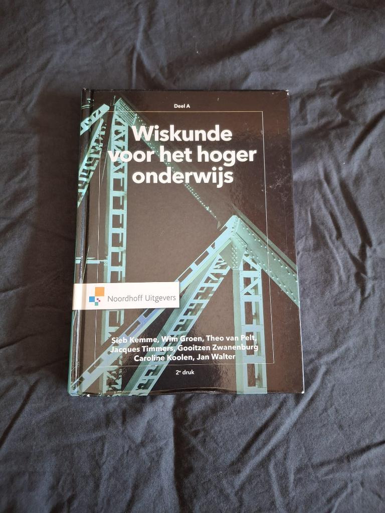 Wiskunde voor het hoger onderwijs (Boek), Ophalen of Verzenden, Beta, Zo goed als nieuw, HBO