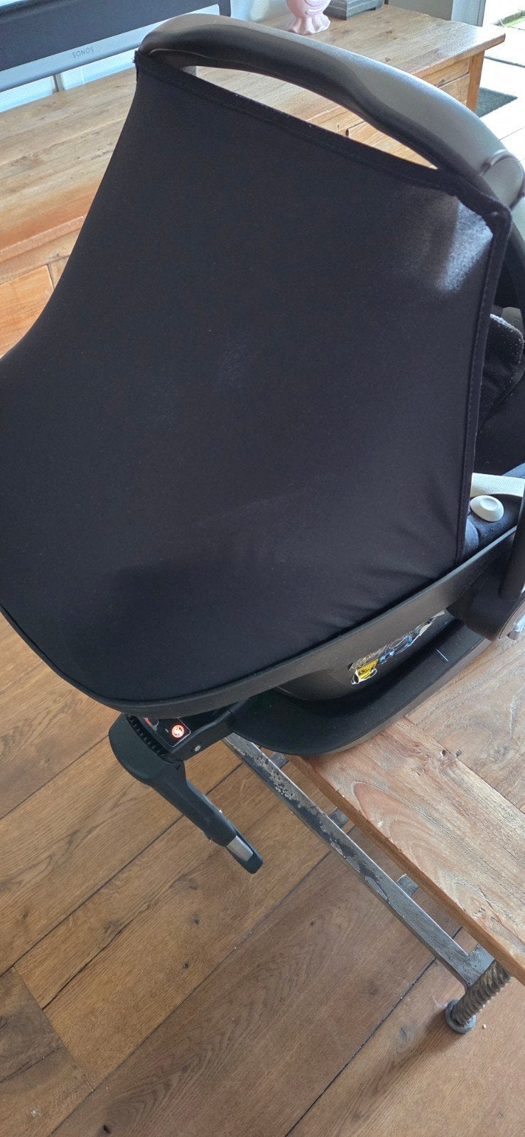 Maxi cosi pebble pro zwart en isofix onderstel, Kinderen en Baby's, Autostoeltjes, Ophalen, Gebruikt, Zijbescherming, Isofix