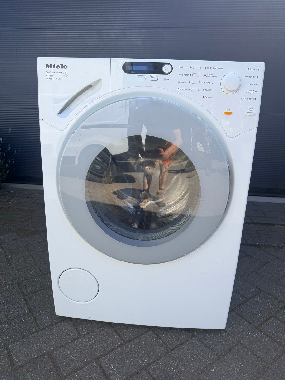 Miele SoftCare System V 1814 Wasmachine - Zo goed als nieuw, Ophalen, Zo goed als nieuw, Voorlader, Kort programma