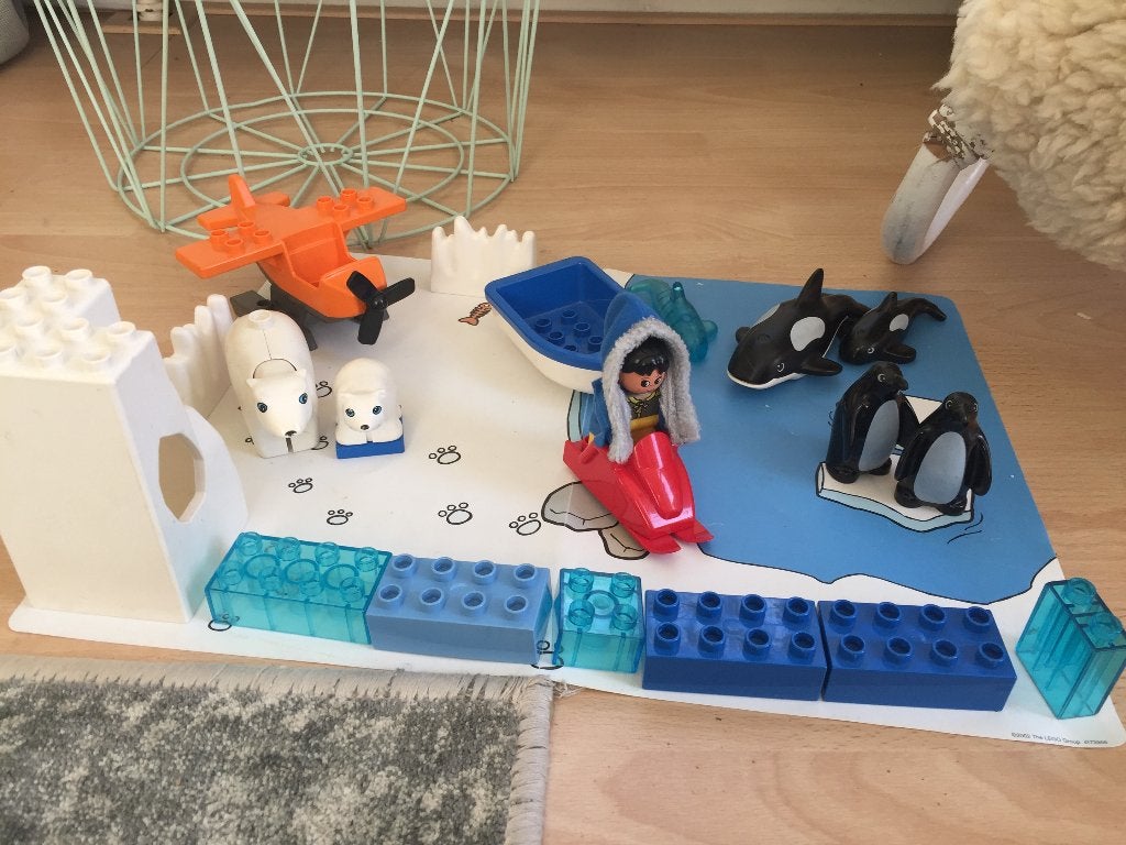 Lego Duplo Arctische avontuur speelset met dieren, Kinderen en Baby's, Gebruikt, Overige thema's, Compleet, Ophalen of Verzenden