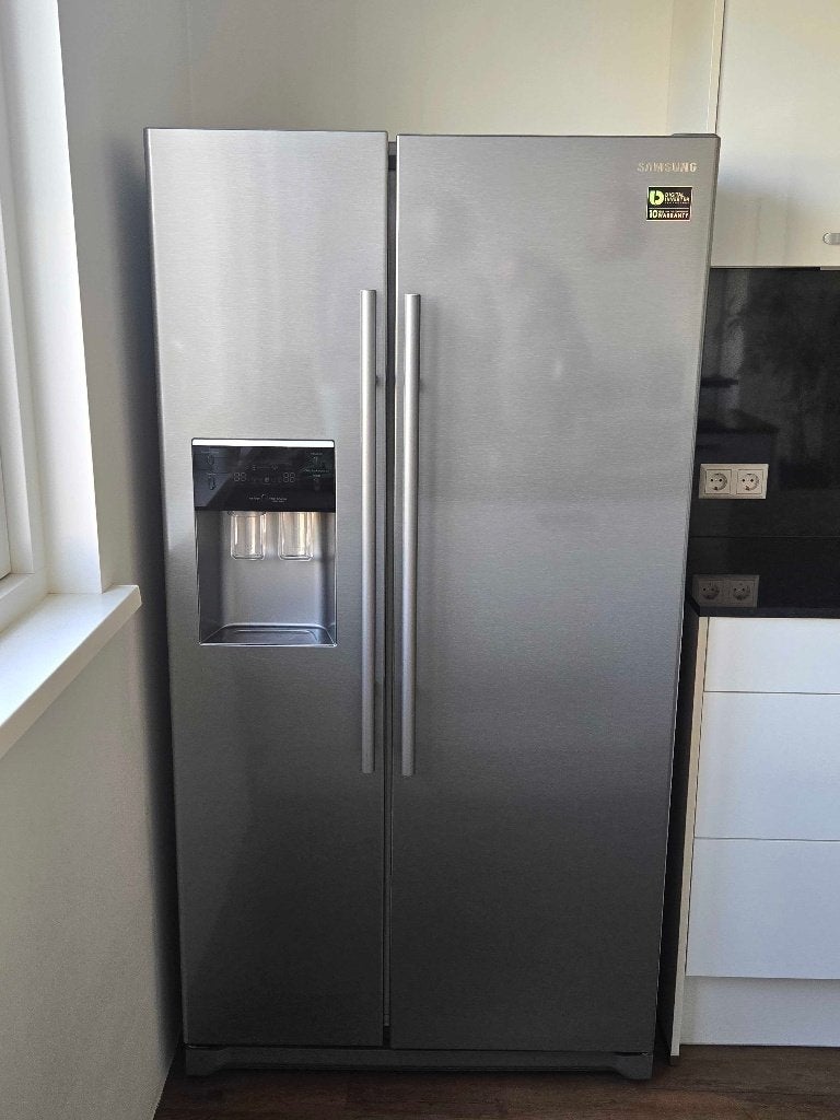 Samsung Amerikaanse Koelkast (RSA1UHMG1), Ophalen, Gebruikt, 200 liter of meer, 60 cm of meer