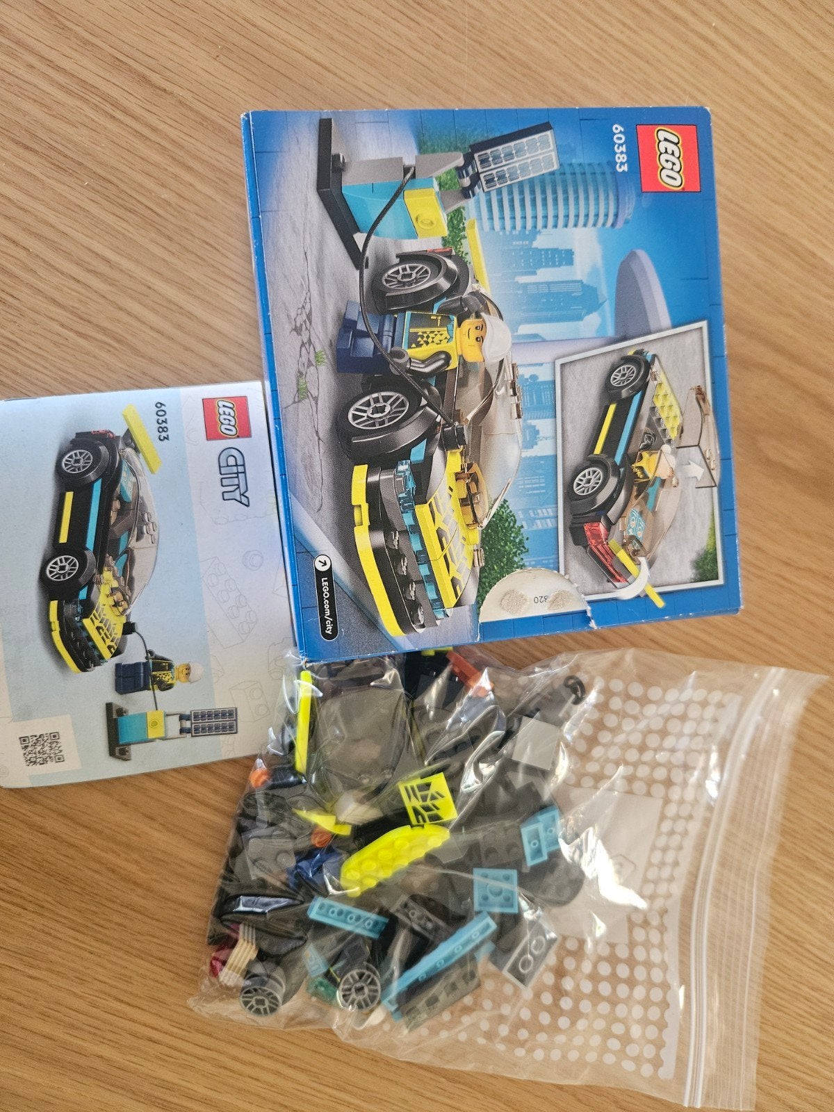 LEGO 60383 race auto, Lego, Compleet, Ophalen of Verzenden, City