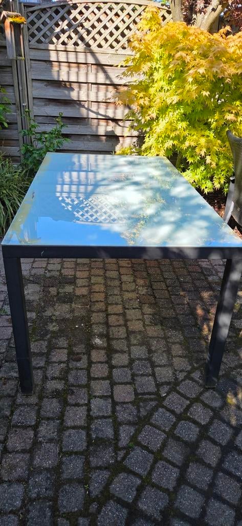 Gratis tuintafel 90x160 cm, Ophalen, Gebruikt, Rechthoekig