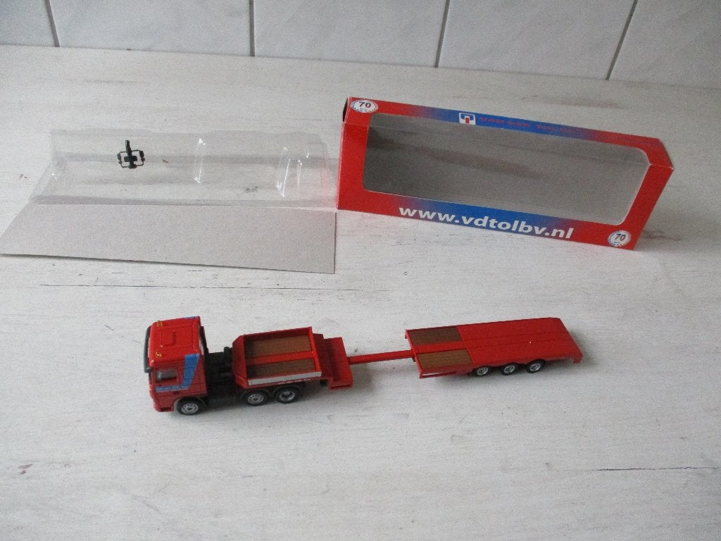 Promotoys vd Tol Daf vrachtwagen met Oplegger, Ophalen of Verzenden, Nieuw, Bus of Vrachtwagen, Overige merken