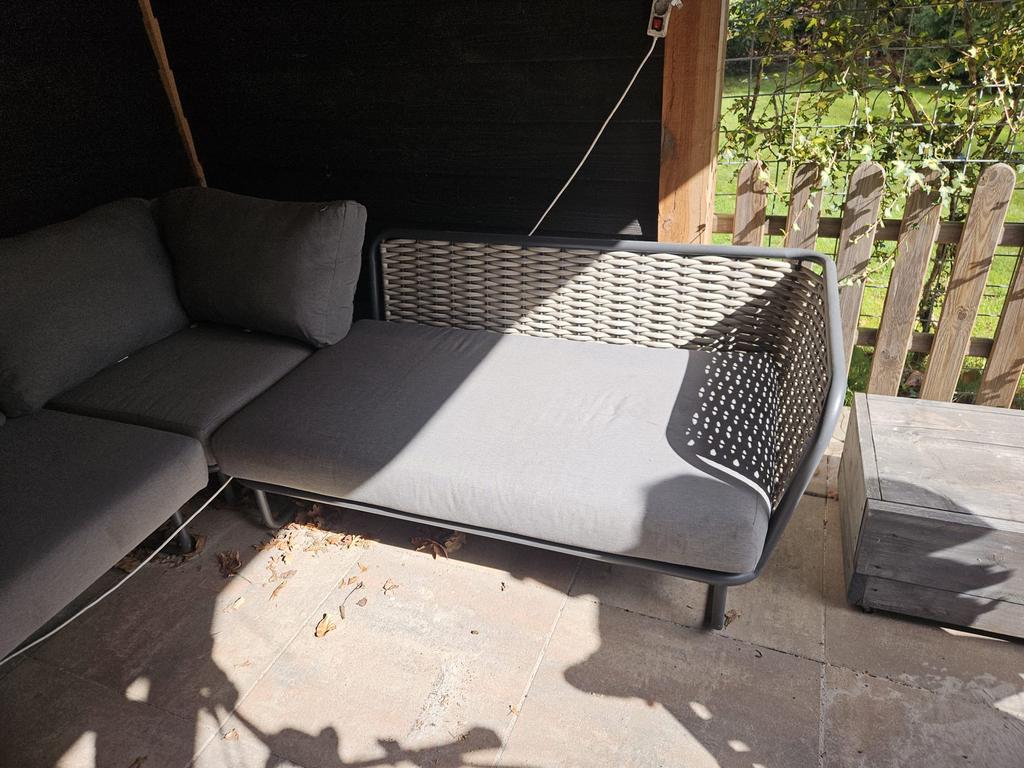 Loungebank, Ophalen, Zo goed als nieuw, Aluminium