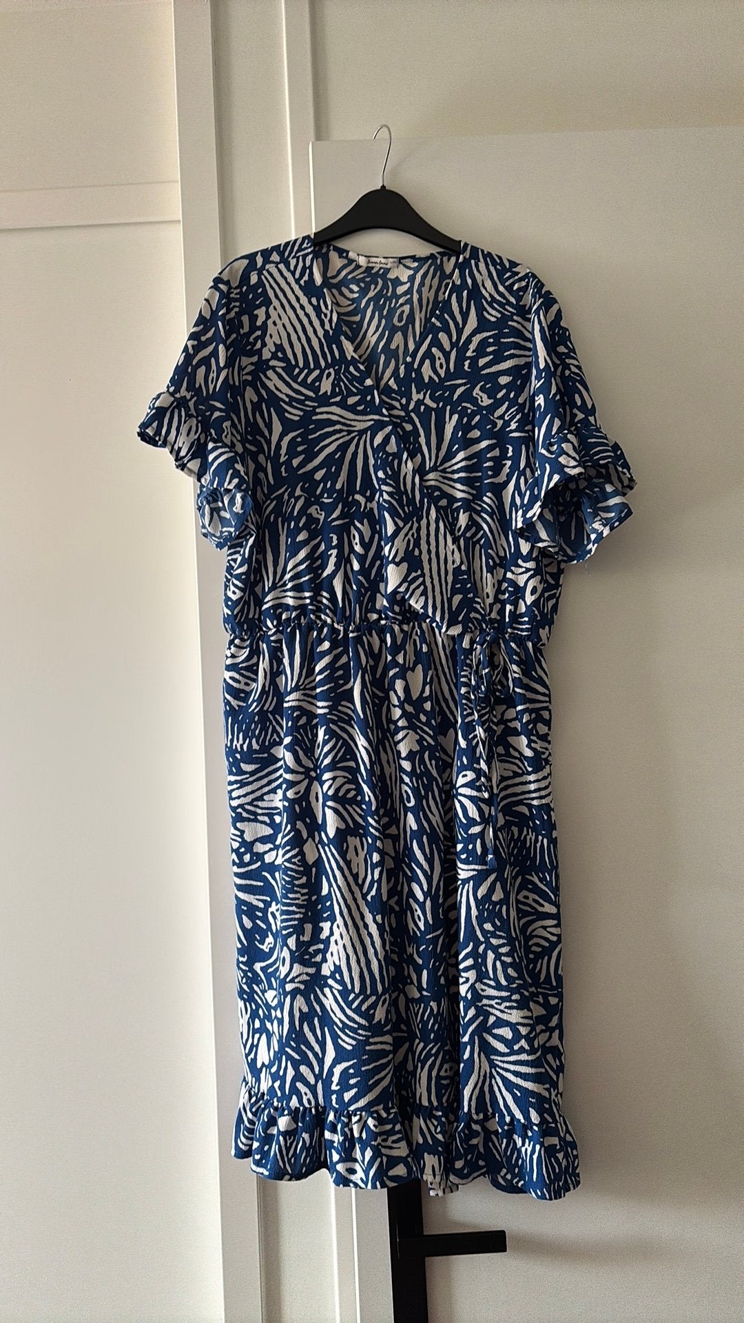 Jurk blauw L 🔵, Blauw, Maat 42/44 (L), Ophalen of Verzenden, Zo goed als nieuw